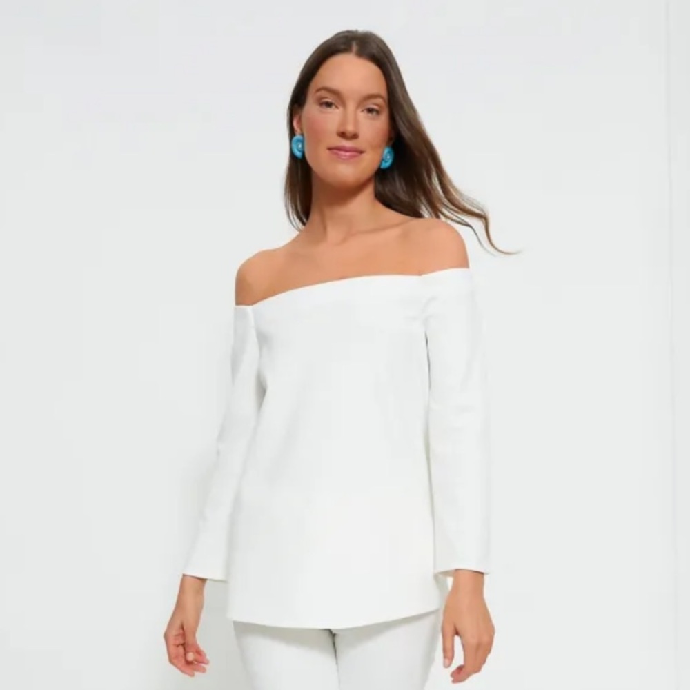 Tuckernuck White Blouse Elegant Design